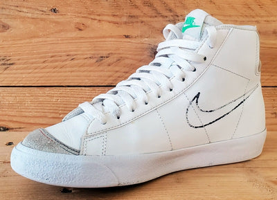 Nike Blazer 77 Multi Swoosh Leather Trainers UK4/US4.5Y/EU36.5 DM9475-100 White