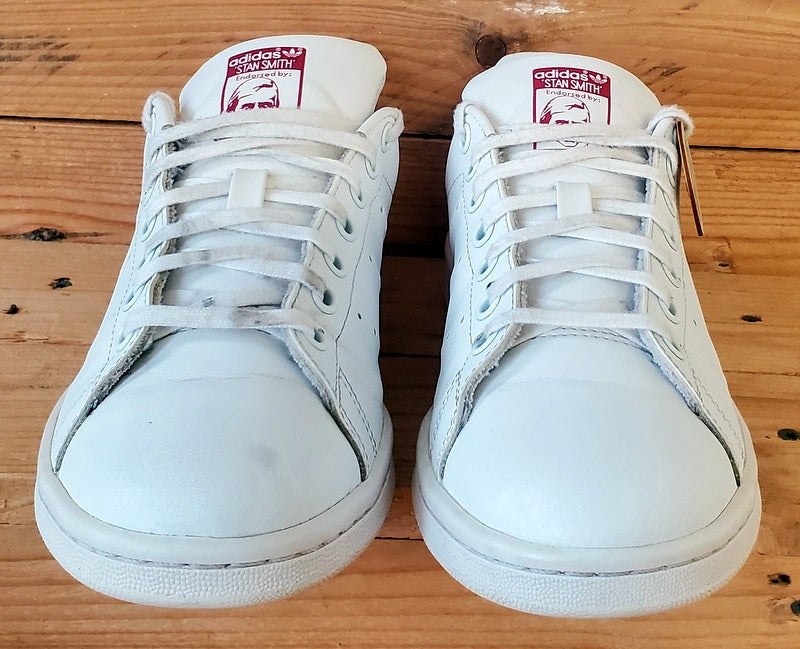 Adidas Stan Smith Low Leather Trainers UK5.5/US6/EU38.5 FX7522 White/Pink