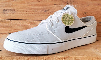Nike Stefan Janoski Low Canvas Trainers UK8/US9/EU42.5 615957-100 White Black