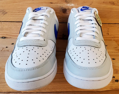 Nike Court Vision Low Leather Trainers UK8/US9/EU42.5 FN4019-001 White/Grey