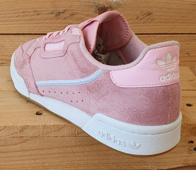 Adidas Continental 80 Low Suede Trainers UK8.5/US10/EU42.5 G27720 True Pink