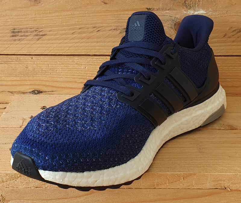 Adidas Ultra Boost 2.0 Primeknit Trainers UK7.5/US8/EU41 AQ5928 Collegiate Navy