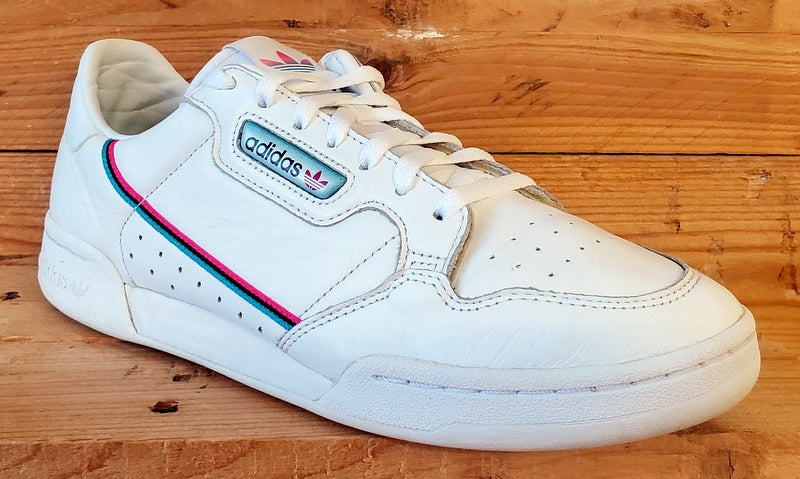 Adidas Continental 80 Low Leather Trainers UK10/US10.5/EU44.5 FX3516 White