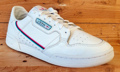 Adidas Continental 80 Low Leather Trainers UK10/US10.5/EU44.5 FX3516 White