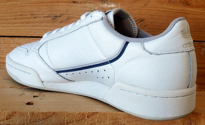 Adidas Continental 80 Low Leather Trainers UK9/US9.5/EU43 EE5342 White/Grey