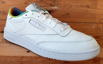 Reebok Club C 85 Pride Low Leather Trainers UK11/US12/EU45.5 FX4771 White Multi