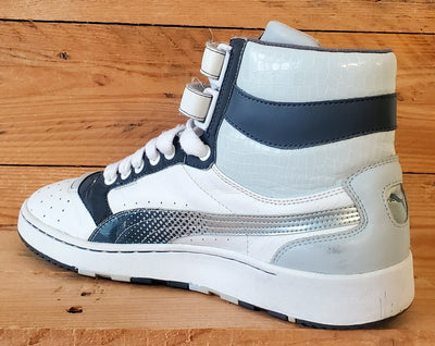 Puma Sky II Mid Leather Trainers UK9/US10/EU43 348441-05 White/Grey
