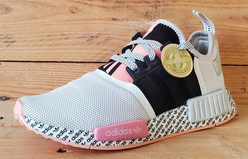 Adidas NMD R1 Low Textile Trainers UK5/US5.5/EU38 FV6991 White/Pink