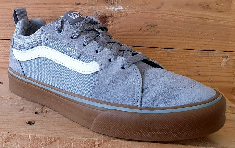 Vans Off The Wall Low Suede/Textile Trainers UK7/US8/EU40.5 721454 Grey Gum