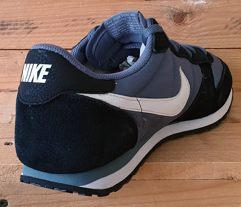 Nike Genicco Low Textile/Suede Trainers UK10/US11/EU45 644441-410 Grey/Black
