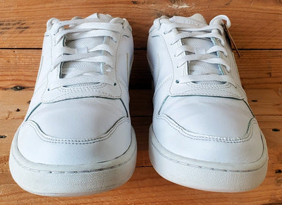 Nike Ebernon Low Leather Trainers UK8.5/US9.5/EU43 AQ1775-100 Triple White