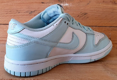 Nike Dunk Low GS Leather Trainers UK3.5/US4Y/EU36 FB9109-105 Glacier Blue