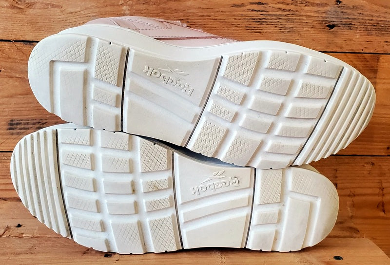 Reebok Club C Double Geo Low Leather Trainers UK4.5/US7/EU37.5 H69145 Soft Ecru