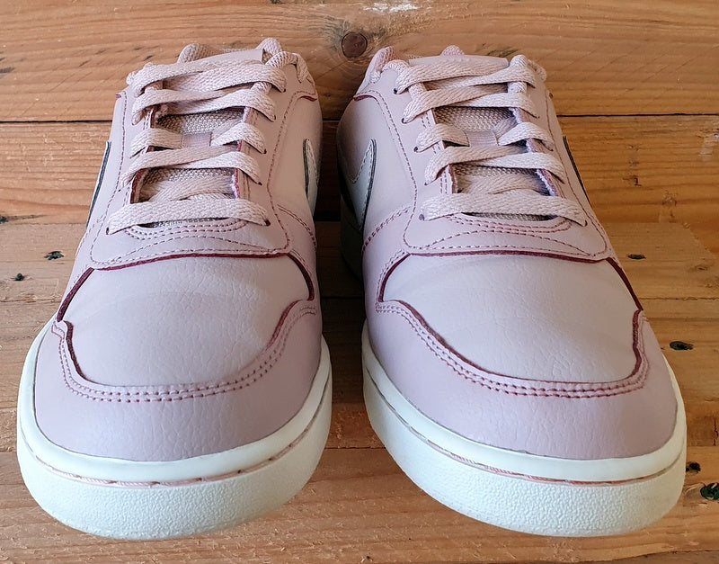 Nike Ebernon Low Leather Trainers UK6.5/US9/E40.5 AQ1779-200 Particle Beige Pink