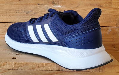 Adidas Runfalcon Low Textile Trainers UK9.5/US10/EU44 F36201 Navy/White