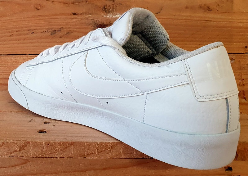 Nike Blazer Low LE Leather Trainers UK10/US11/E45 AQ3597-100 Triple White