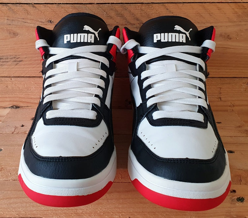 Puma Rebound Joy Mid Leather Trainers UK7/US8/EU40.5 374765-03 High Risk Red