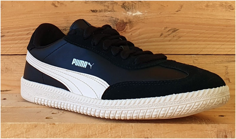 Puma Astro Cup SL Low Leather Trainers UK9/US10/EU43 366993 01 Black/White