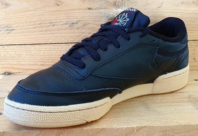 Reebok Club C 85 Low Leather Trainers UK7/US9.5/EU40.5 DV7266 Black/Brown