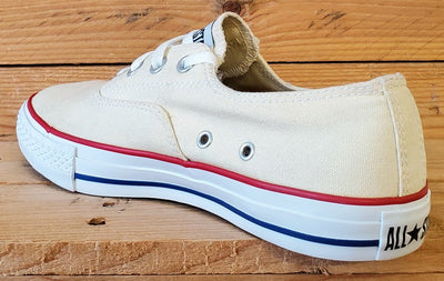 Converse Chuck Taylor All Star Canvas Trainers UK7/US7/EU40 118021 Cream/White
