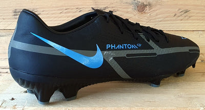 Nike Phantom GT2 MG Football Boot UK8/US9/EU42.5 DA4433-004 Black Iron Grey