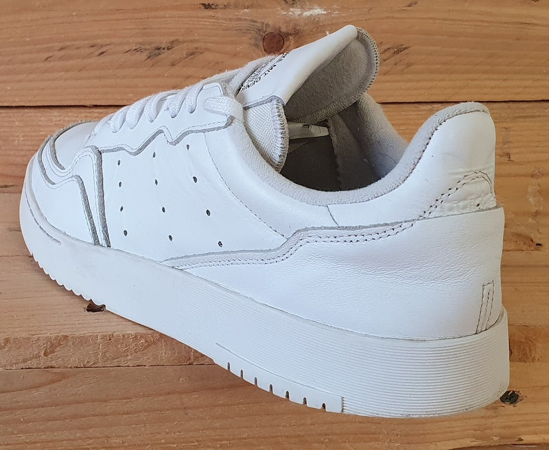 Adidas Supercourt Low Leather Trainers UK10/US10.5/EU44.5 EE6037 Triple White