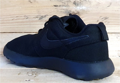 Nike Roshe One PS Low Textile Trainers 749427-031 Triple Black UK2/US2.5Y/EU34