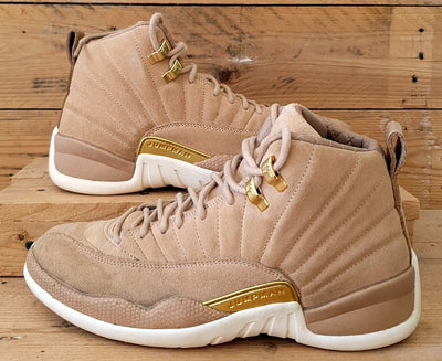 Nike Air Jordan 12 Mid Suede Trainers AO6068-203 Vachetta Tan UK6.5/US9/EU40.5