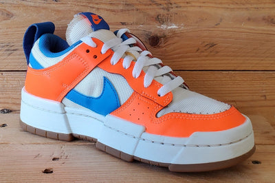 Nike Dunk Disrupt Low Textile Trainers UK5.5/US8/EU39 CK6654-104 Orange/White