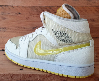 Nike Air Jordan 1 Mid SE Trainers UK9.5/US12/EU44.5 DB2822-107 Voltage Yellow