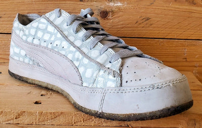 Puma Basket Evo Low Snake/Suede Trainers UK10/US11/EU44.5 344904-02 Grey