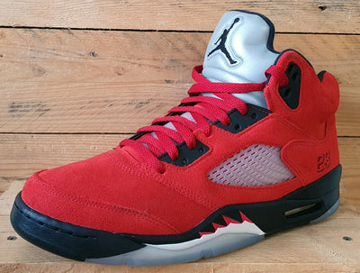 Nike Jordan 5 Raging Bull Mid Trainers UK10/US11/EU45 DD0587-600 Varsity Red