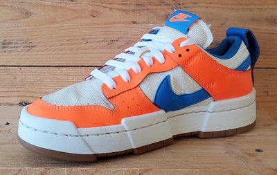 Nike Dunk Disrupt Low Textile Trainers UK5.5/US8/EU39 CK6654-104 Orange/White