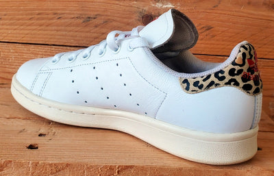 Adidas Stan Smith Low Leather Trainers UK4.5/US6/EU37 FV8080 White/Leopard