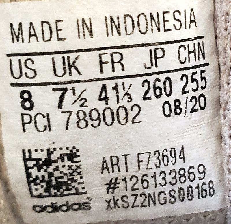 Adidas Top Ten Mid Leather Trainers UK7.5/US8/EU41 FZ3694 White/Black/Gold