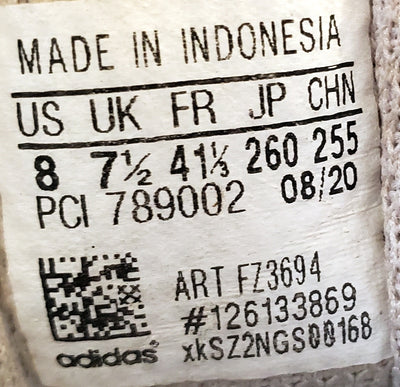 Adidas Top Ten Mid Leather Trainers UK7.5/US8/EU41 FZ3694 White/Black/Gold