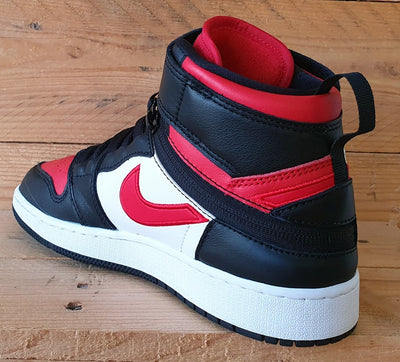 Nike Air Jordan 1 Flyease Mid Trainers UK4.5/US5Y/EU37.5 DC7986-061 Black/Red