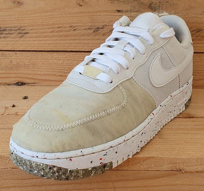 Nike Air Force 1 Crater Low Textile Trainers UK6.5/US9/EU40.5 CT1986-100 White