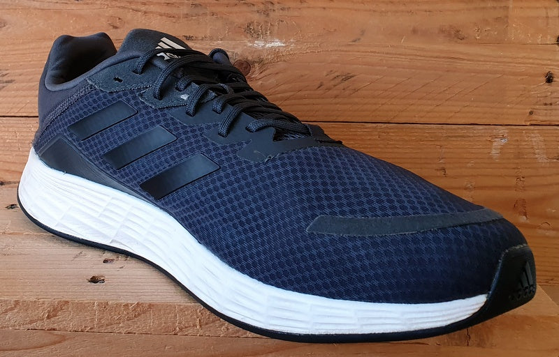 Adidas Duramo Low Textile Trainers UK13.5/US14/EU49 FV8788 Grey Core Black