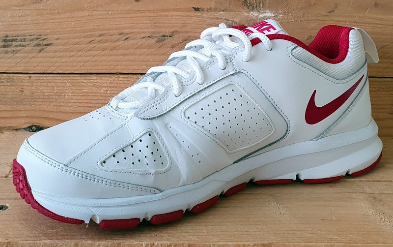 Nike T lite Xi Multisport Leather Trainers 616696 106 White Pink UK7.5 US10 EU42 VintageTrainers