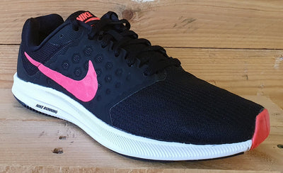 Nike Downshifter Low Textile Trainers UK5/US7.5/EU38.5 852466-008 Black/Pink