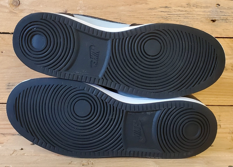 Nike Ebernon Premium Leather Trainers UK7.5/US8.5/EU42 AQ1774-102 Black/White