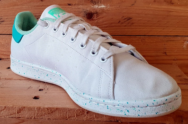 Adidas Stan Smith Low Canvas Trainers UK10/US10.5/EU44.5 GY4832 White Mint Rush