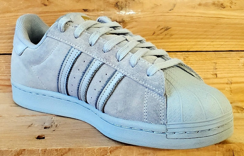 Adidas Superstar Low Suede Trainers UK9/US9.5/EU43 FY2321 Triple Grey
