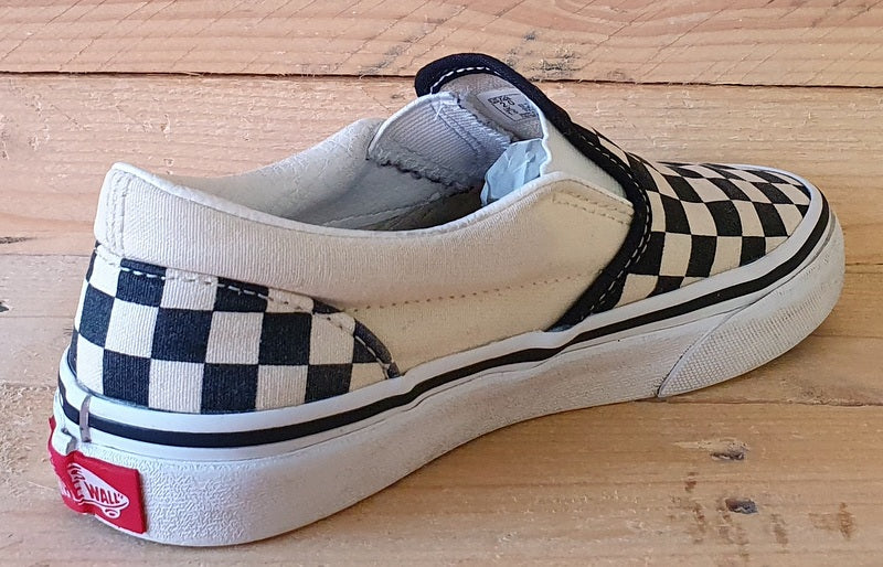 Vans Old Skool Slip On Textile Trainers UK1.5 US2 EU32.5 507452 Black Cream