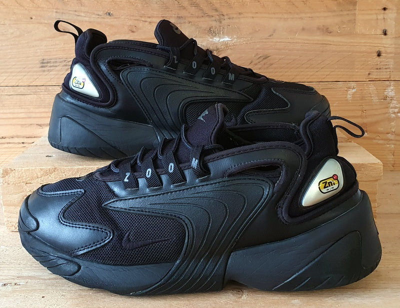 Nike Zoom 2K Low Textile/Leather Trainers UK8/US9/EU42.5 AO0269-002 Black