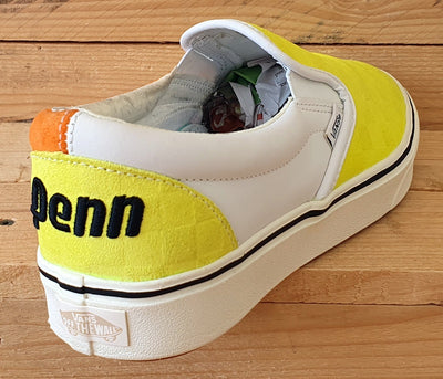 Vans Comfy Cush x Penn Low Suede Trainers UK8/US9/EU42 721356 Yellow/Orange