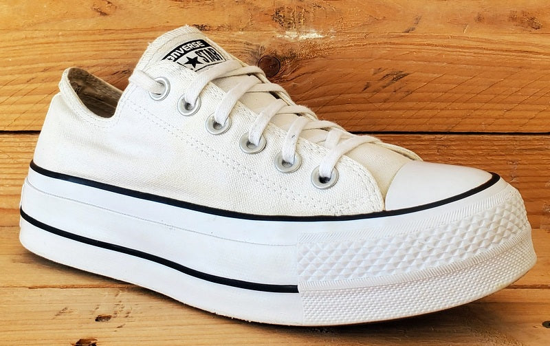 Converse Chuck Taylor Lift Low Canvas Trainers UK4.5/US6.5/EU37 560251C White
