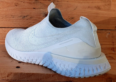 Nike Epic Phantom React Flyknit Trainers UK7/US9.5/EU41 BV0415-100 White