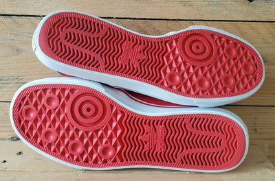 Adidas Nizza Slip On Low Canvas Trainers UK7/US7.5/EU40.5 S81410 Red/White